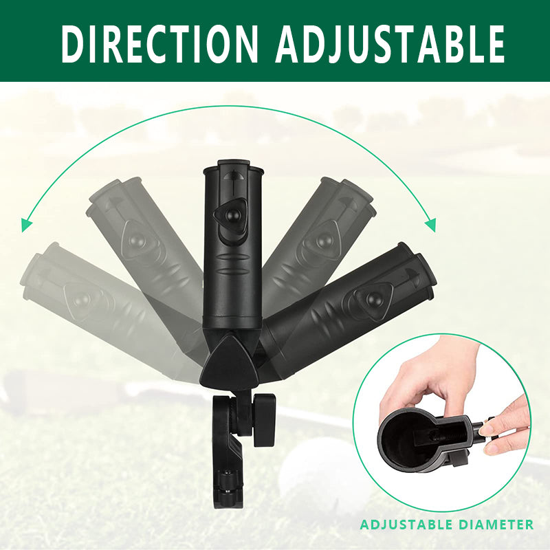 Multi-functional Umbrella Holder for Golf Cart