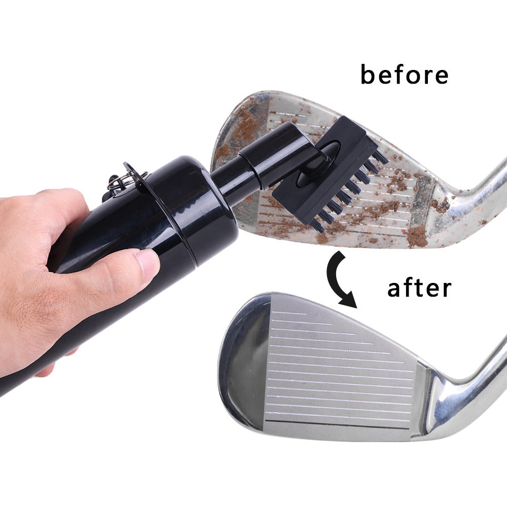 Golf Club Clean Brush with Water Bottle