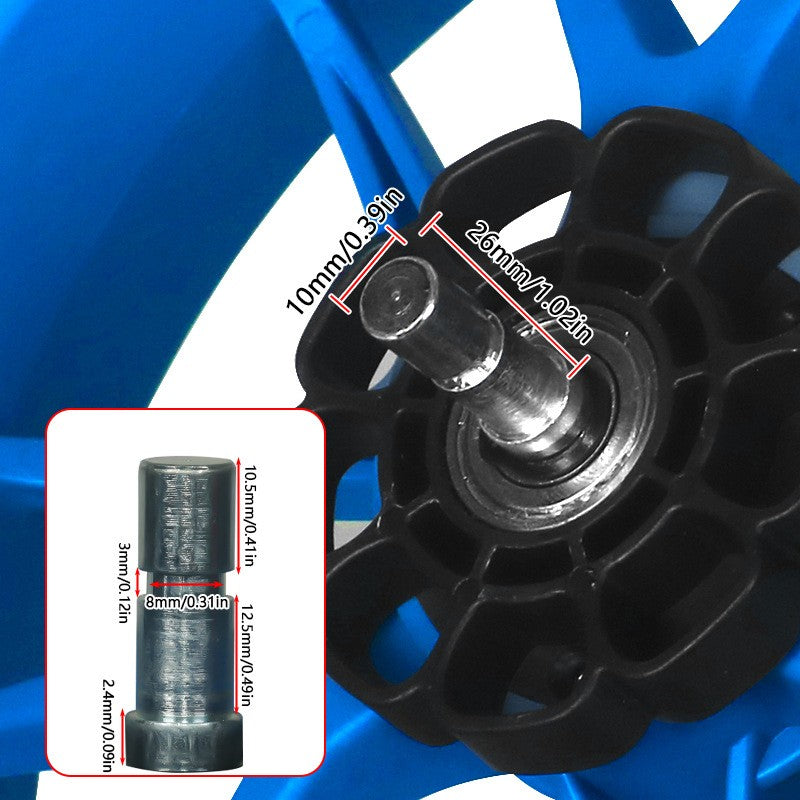 Golf Push Cart Wheels Replacement Diameter 10"