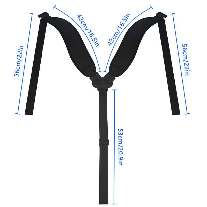 Golf Bag Straps Replacement Adjustable Double Shoulder