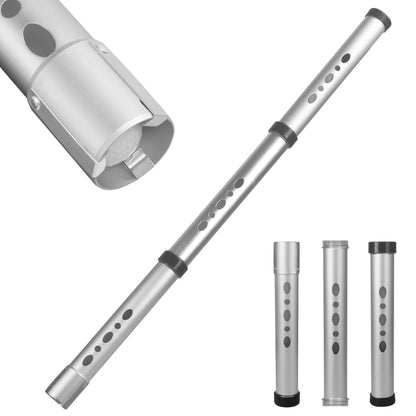 Golf Ball 3 Sections Aluminium Alloy Picker Tube with Metal Hooks