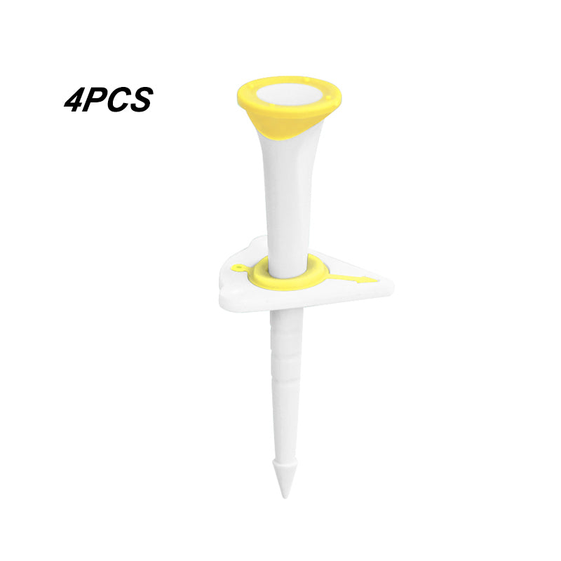 Plastic Golf Tee Adjustable 4 Pack 3.1"