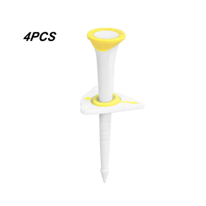 Plastic Golf Tee Adjustable 4 Pack 3.1"