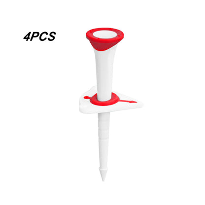 Plastic Golf Tee Adjustable 4 Pack 3.1"