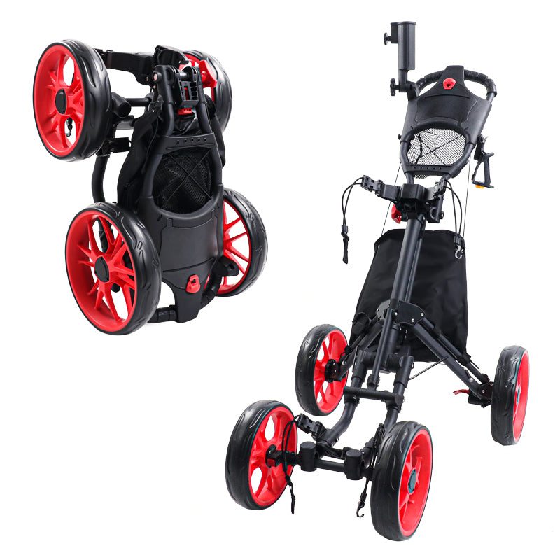 Golf Push Cart 4 Wheel